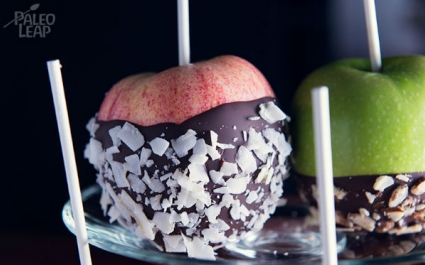 Яблоки в шоколаде на палочке: рецепт с фото