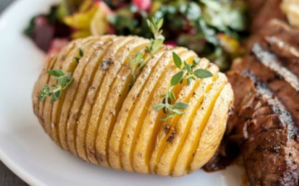 Картошка-гармошка: рецепт с фото