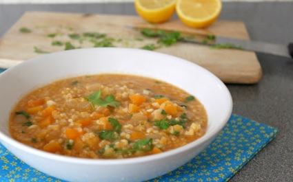 Ароматный суп с булгуром и чечевицей: рецепт с фото