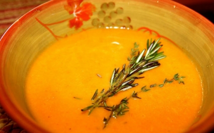 Нежный морковный суп-пюре с имбирем: рецепт с фото