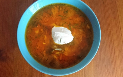 Томатный суп с рисом и курицей: рецепт