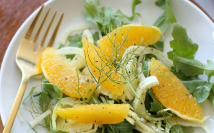 Салат с фенхелем и апельсином: рецепт