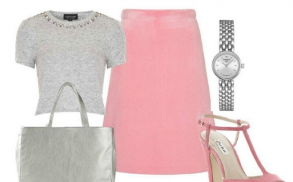 C чем и как носить розовую юбку: модные советы