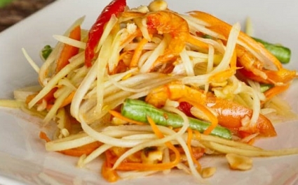 Тайский салат из папайи: рецепт с фото