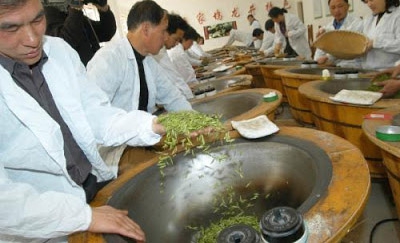 Производство зеленого чая