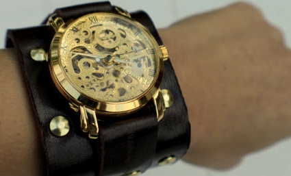 Наручные часы в стиле стимпанк - фантастика!