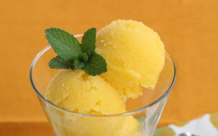 Мороженое-щербет из манго Экзо