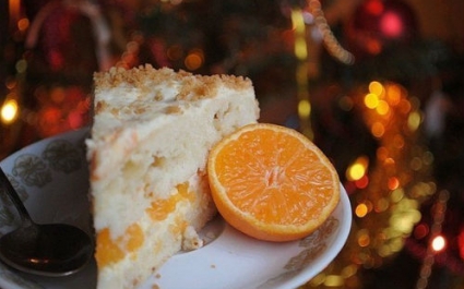 Нежный мандариновый торт: рецепт с фото