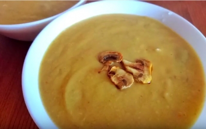 Грибной крем-суп из шампиньонов: пошаговый рецепт